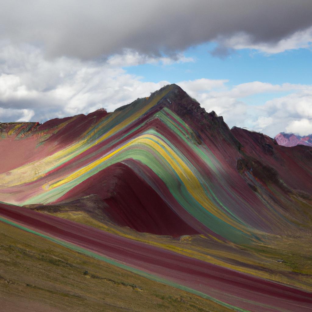 Colorful Mountains In Peru