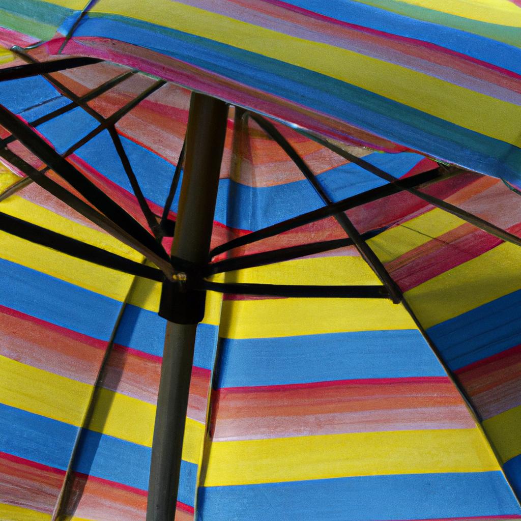 Stay cool and protected from the sun with our vibrant patio umbrellas.