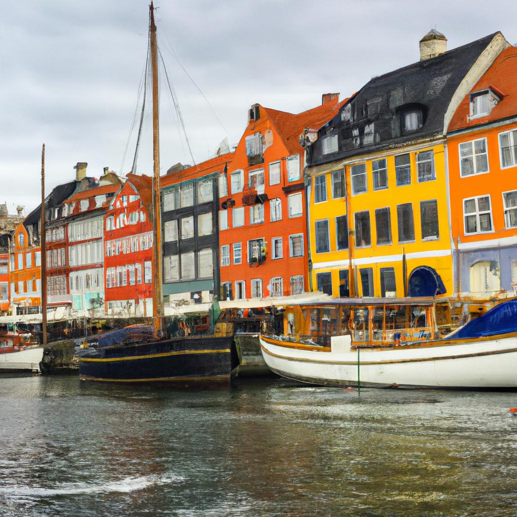 Walking along the picturesque Nyhavn canal in Copenhagen