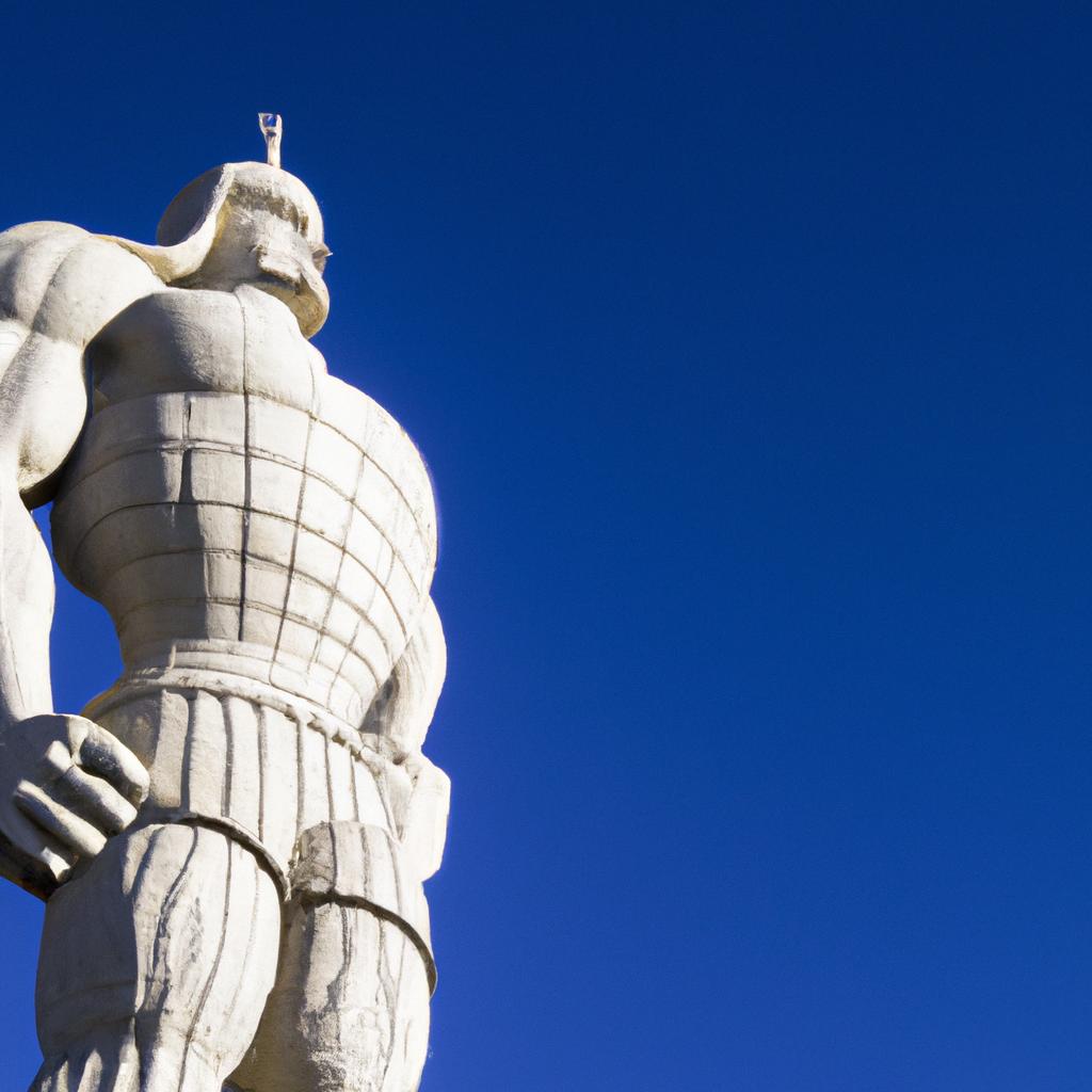 The Colossus statue basks in the warm Italian sun, a reminder of the beauty of this ancient landmark