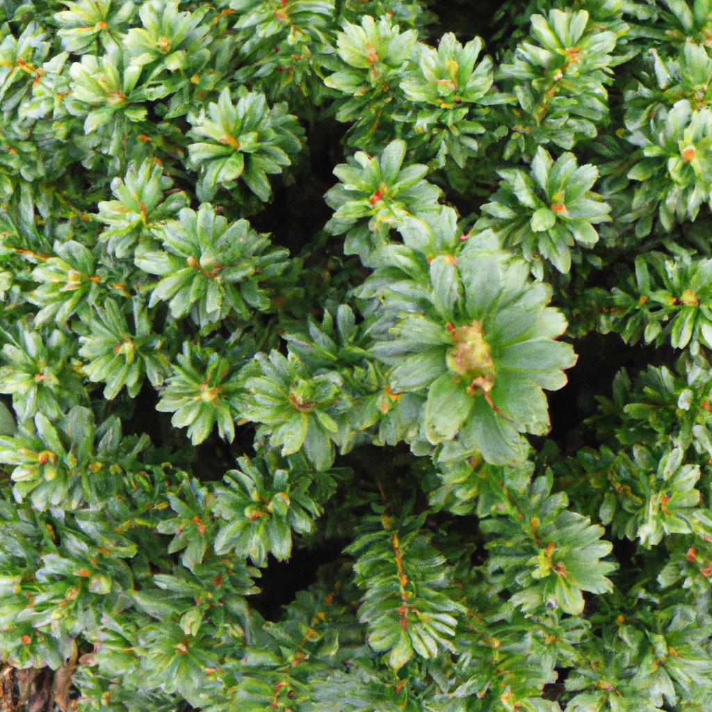 This compact evergreen shrub is perfect for small gardens or as a low hedge!