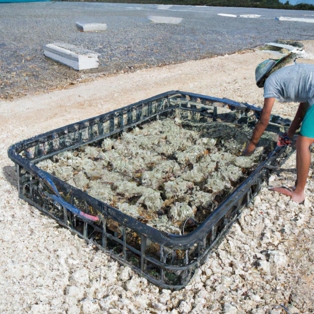 Coral gardening is one of the many conservation efforts aimed at restoring damaged reefs.