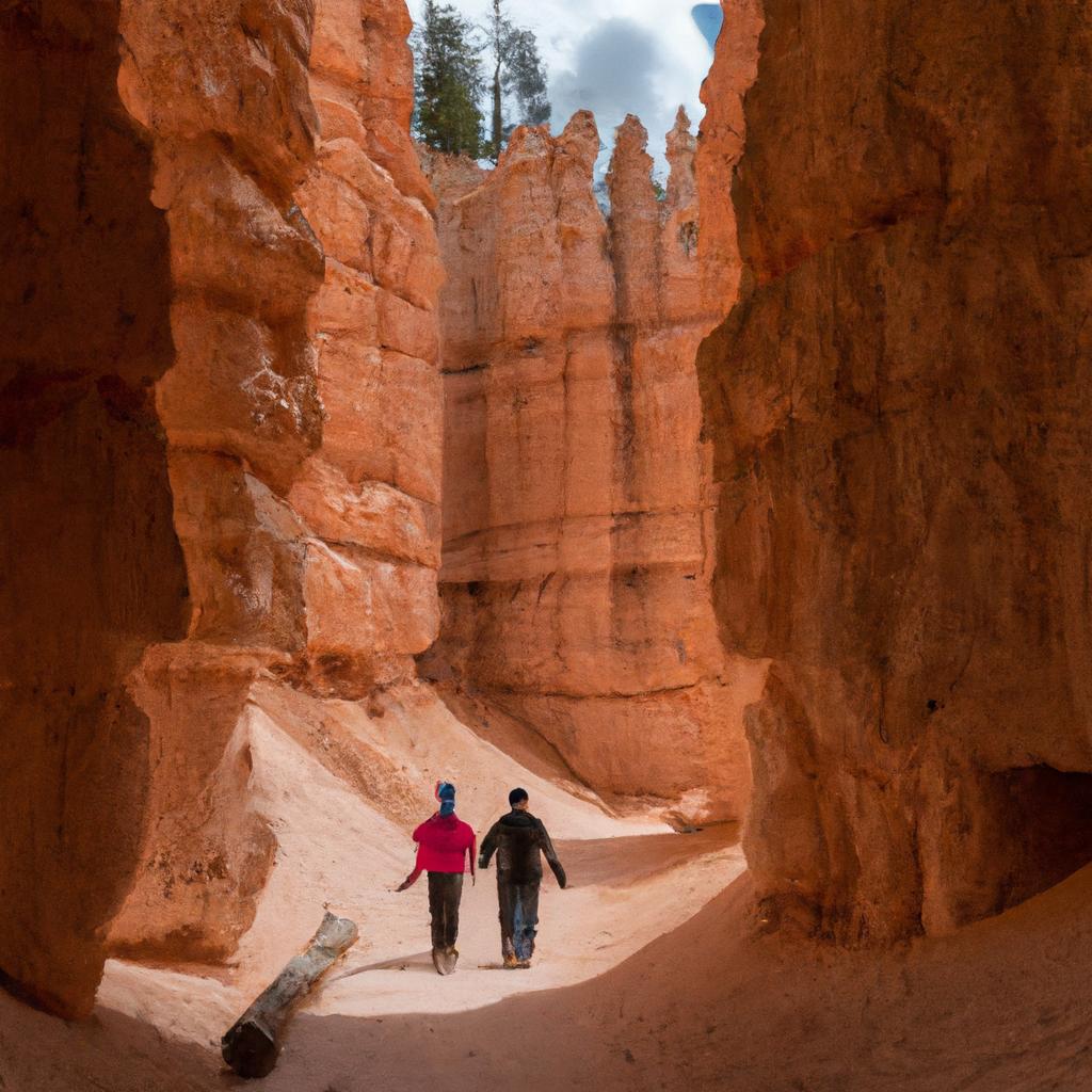 Exploring the scenic hiking trails at Bryce Canyon National Park