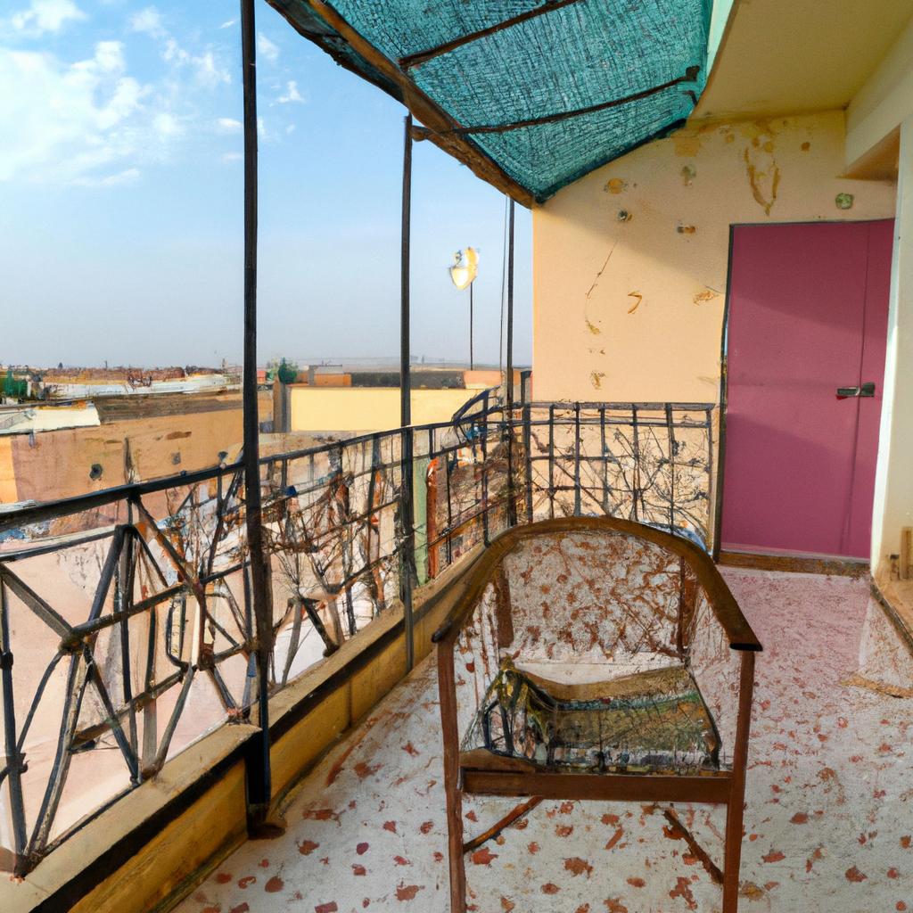 A cozy apartment with a balcony overlooking the city in Banfora, Burkina Faso