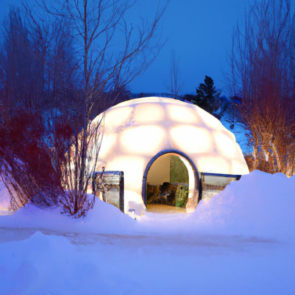 Embrace the winter season in a cozy igloo restaurant in London