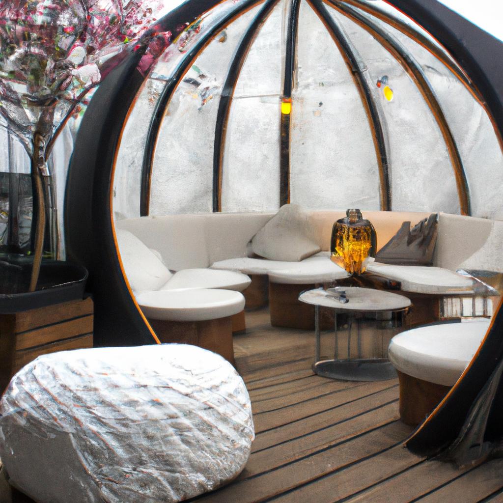 Spend quality time with your loved ones in the cozy and intimate outdoor lounge area of Igloo London.