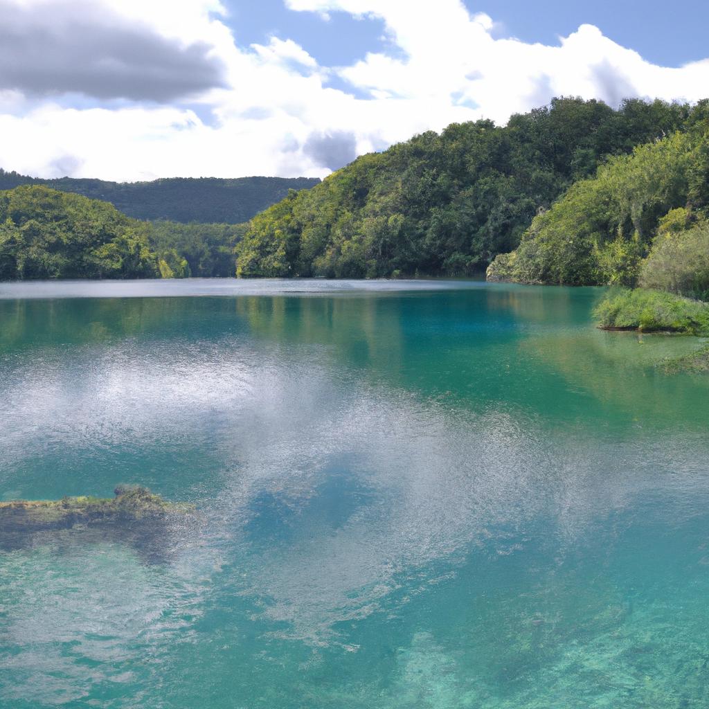 Dive into the crystal-clear waters of Croatia Lake Plitvice