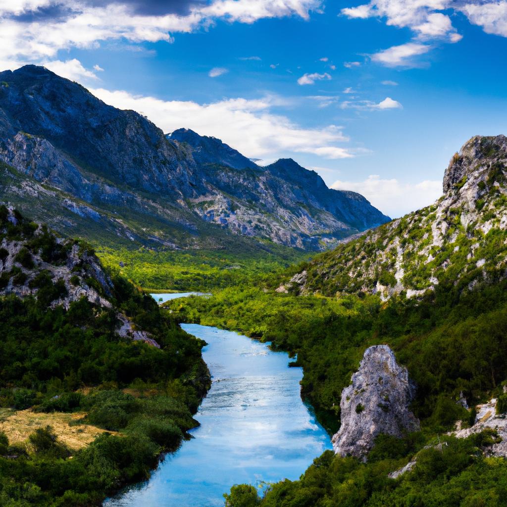 The beauty of Croatia's rivers is enhanced by its breathtaking landscapes