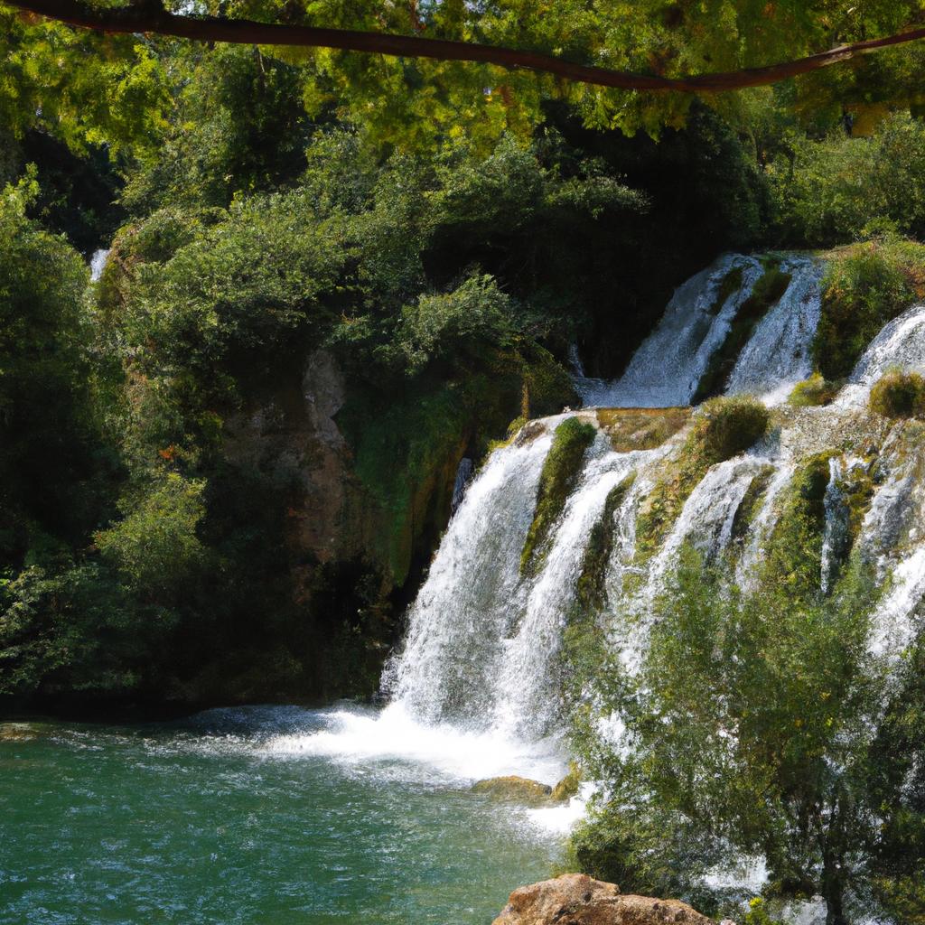 Waterfalls add to the natural beauty of Croatia's rivers
