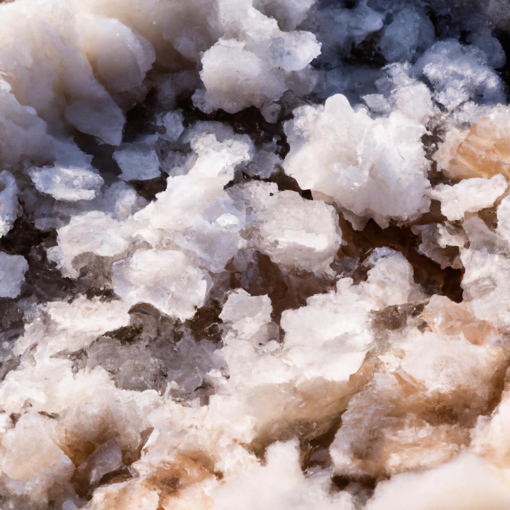 The unique salt formations on Salt Beach offer a one-of-a-kind sight