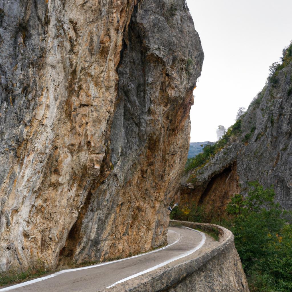 Dangerous Mountain Road