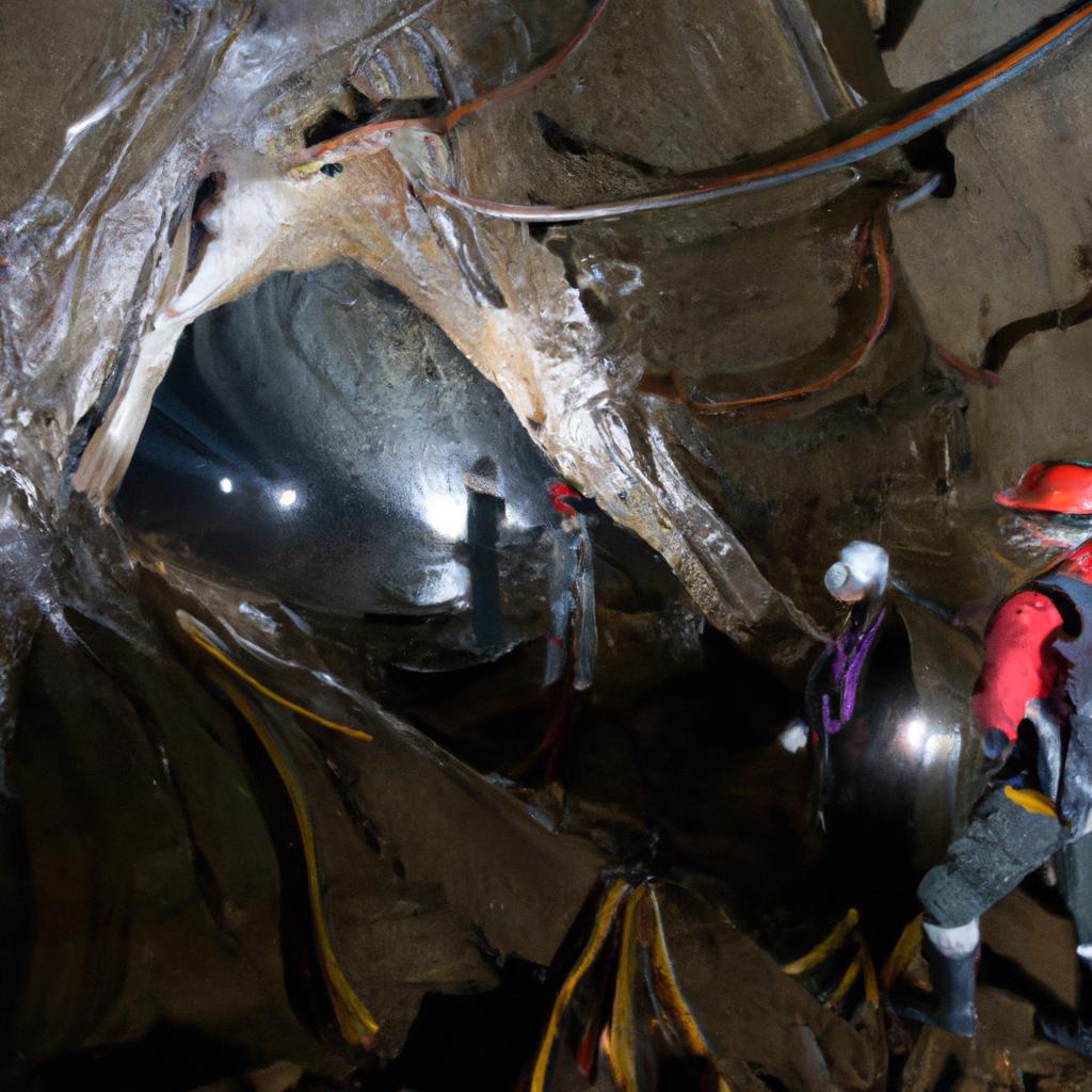 The deep cave in Georgia is a hub for scientific research, with scientists studying its unique ecosystem and geological formations.
