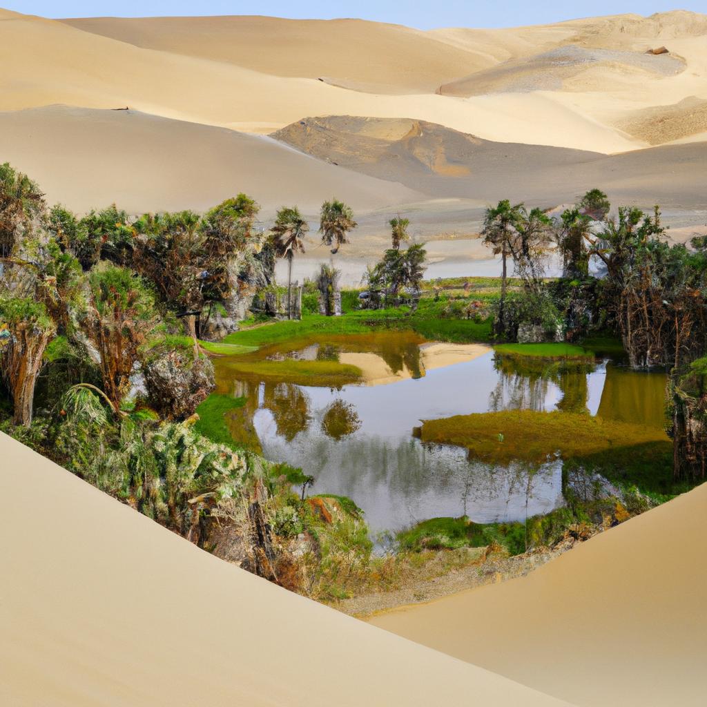 Desert Oasis In Peru