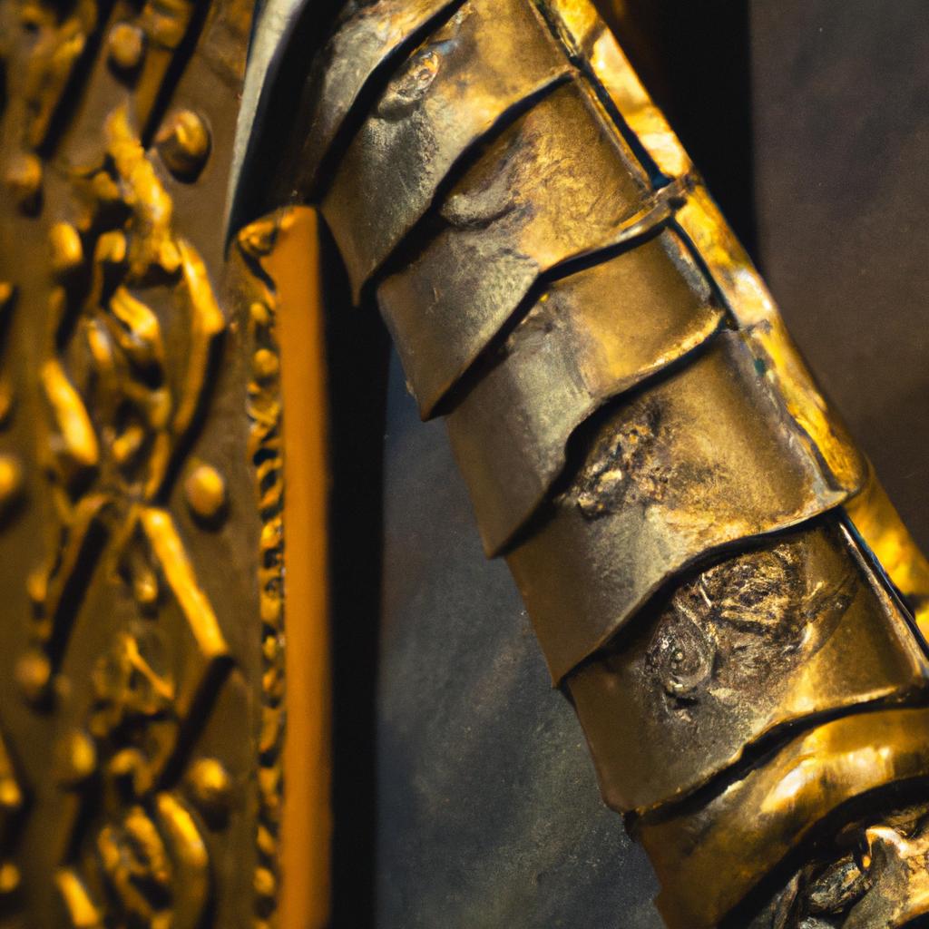 Every line and curve on this sword was meticulously crafted by a skilled blacksmith.