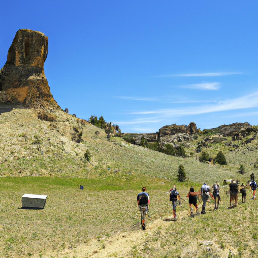 Tourists flock to Devil's Monument to witness its unique beauty and learn about its rich history.