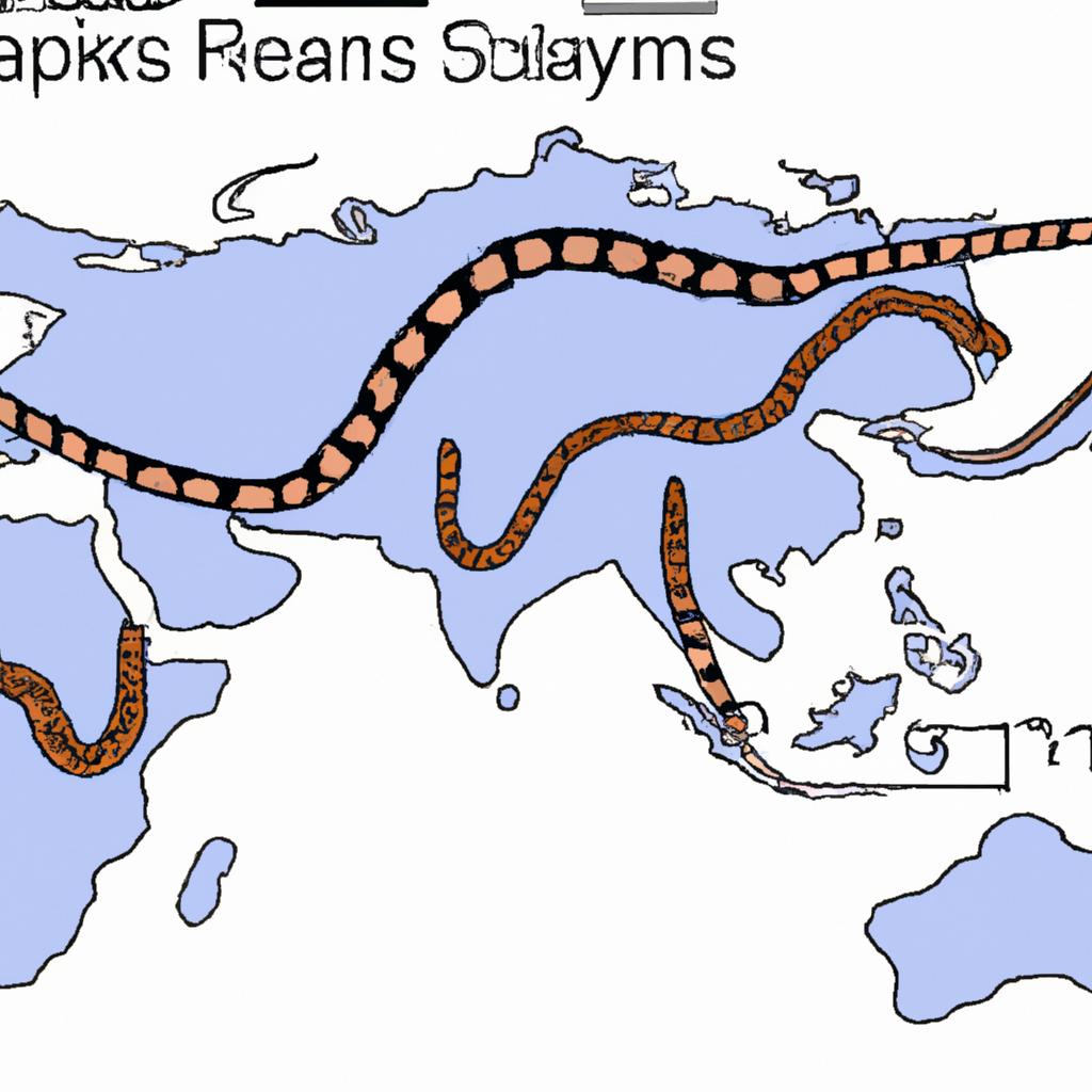 The historical range of prehistoric sea snakes