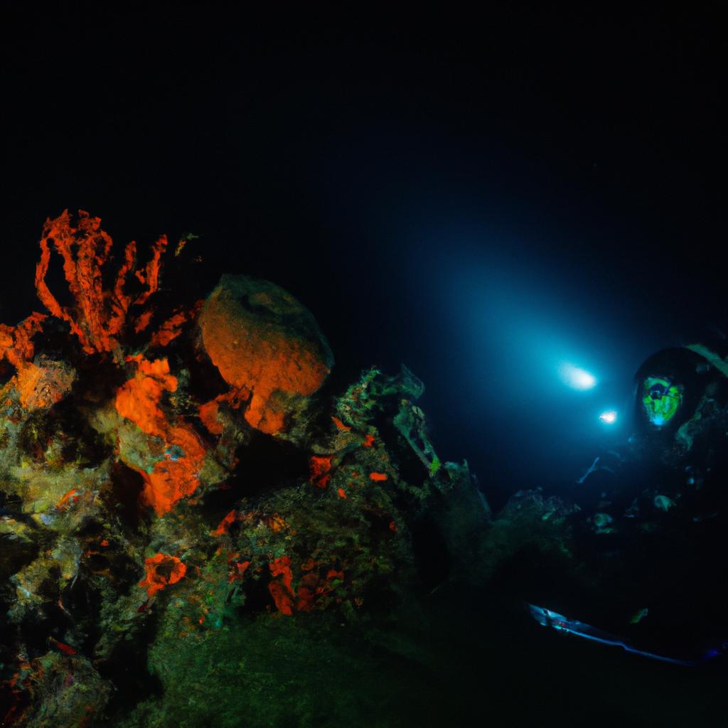 Night diving is a unique experience that showcases the beauty of corals at night