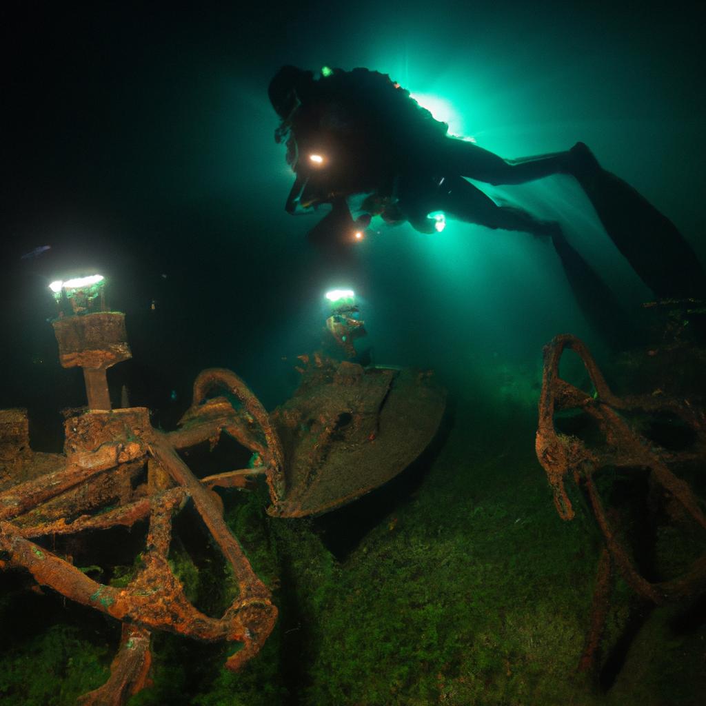 Exploring Izvor Cetina's underwater shipwrecks