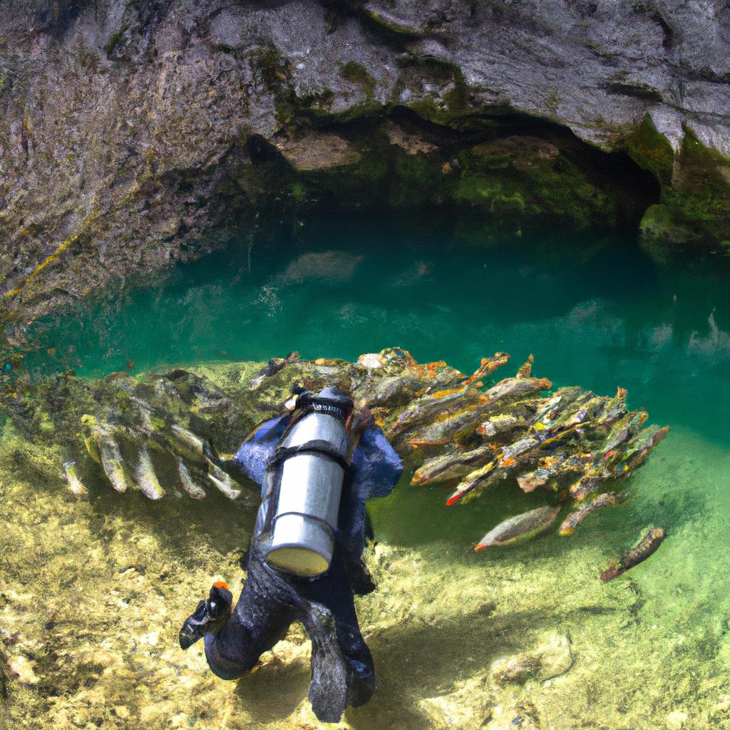 Capturing the beauty of a fish school at Izvor Cetina