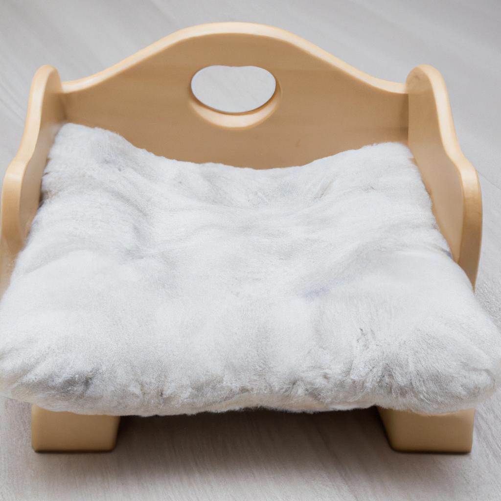 Give your furry friend a cozy place to sleep with this handmade wooden dog bed.
