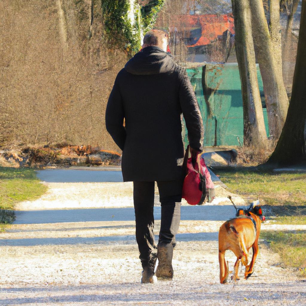 Walking a dog