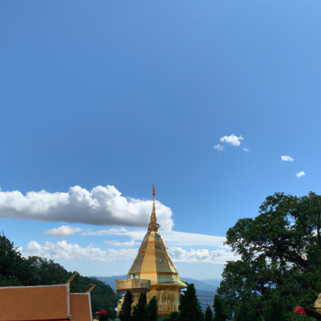 The stunning views of Chiang Mai from Doi Suthep are worth the trek