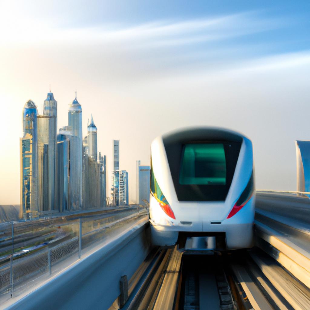 Dubai Metro is a state-of-the-art transportation system