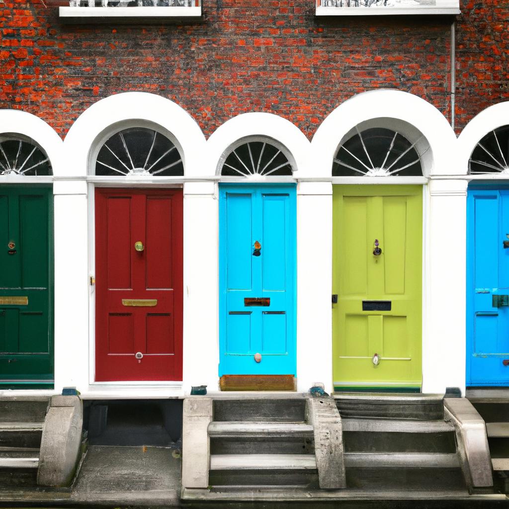 Dublin's Georgian houses are known for their vibrant and unique doors