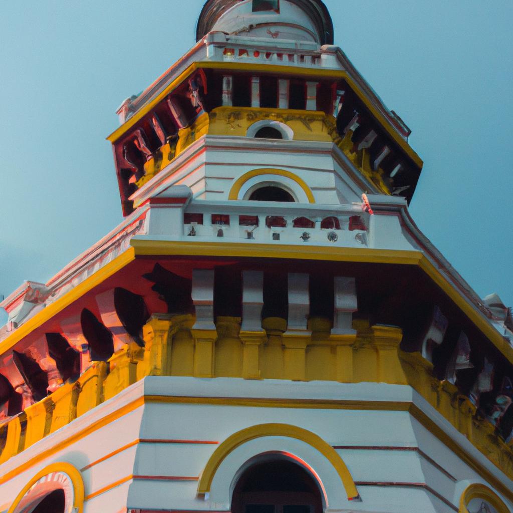 The beautiful details of El Faro de Maracaibo's design
