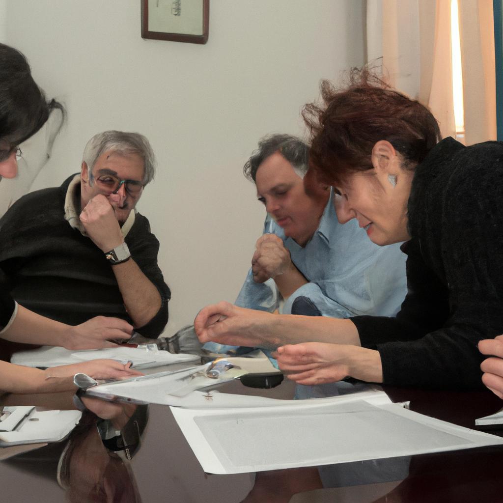Judges evaluating entries for the El Ojo Argentina awards