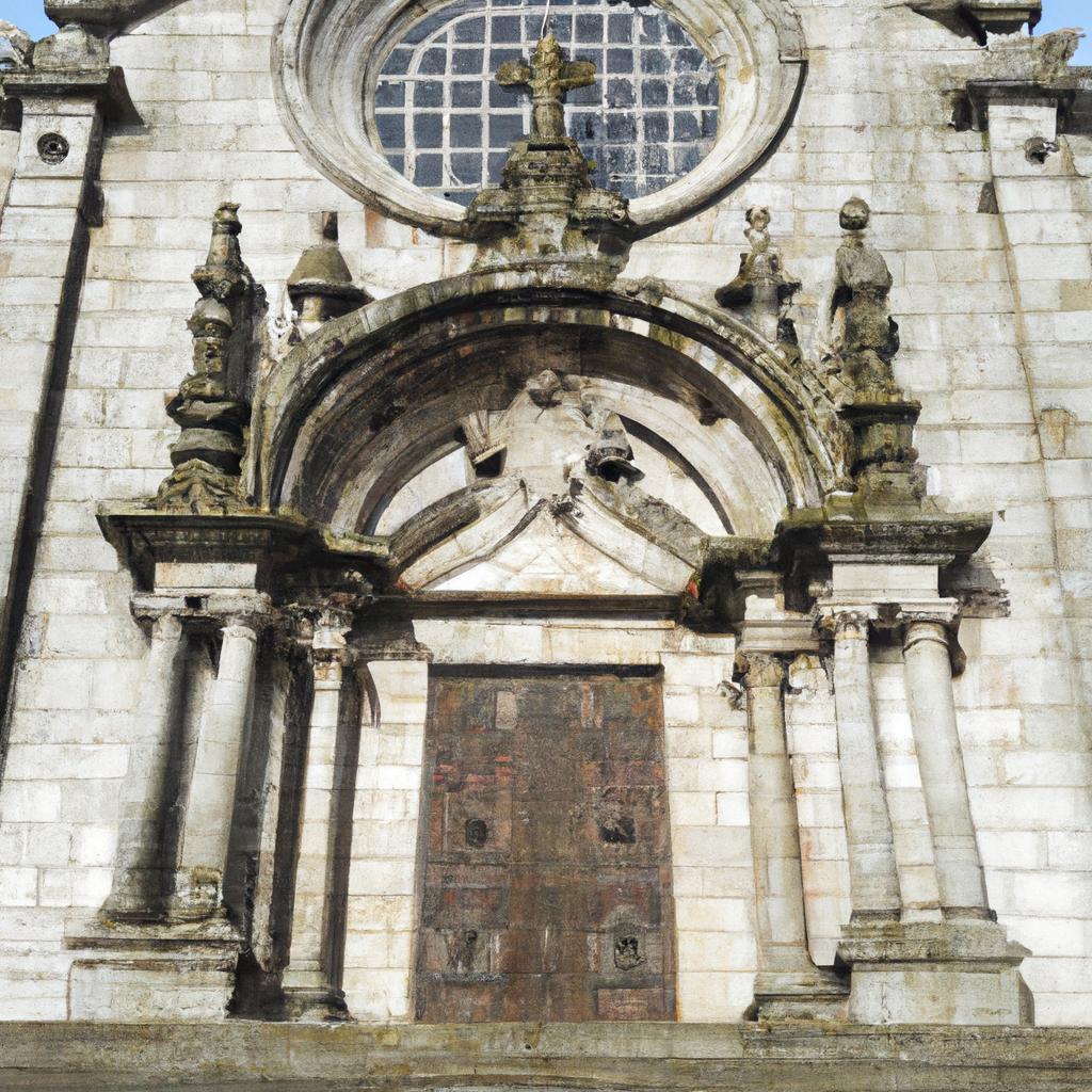 Entrance of the Jerónimos Monastery made of Portugal Stone, Lisbon, Portugal