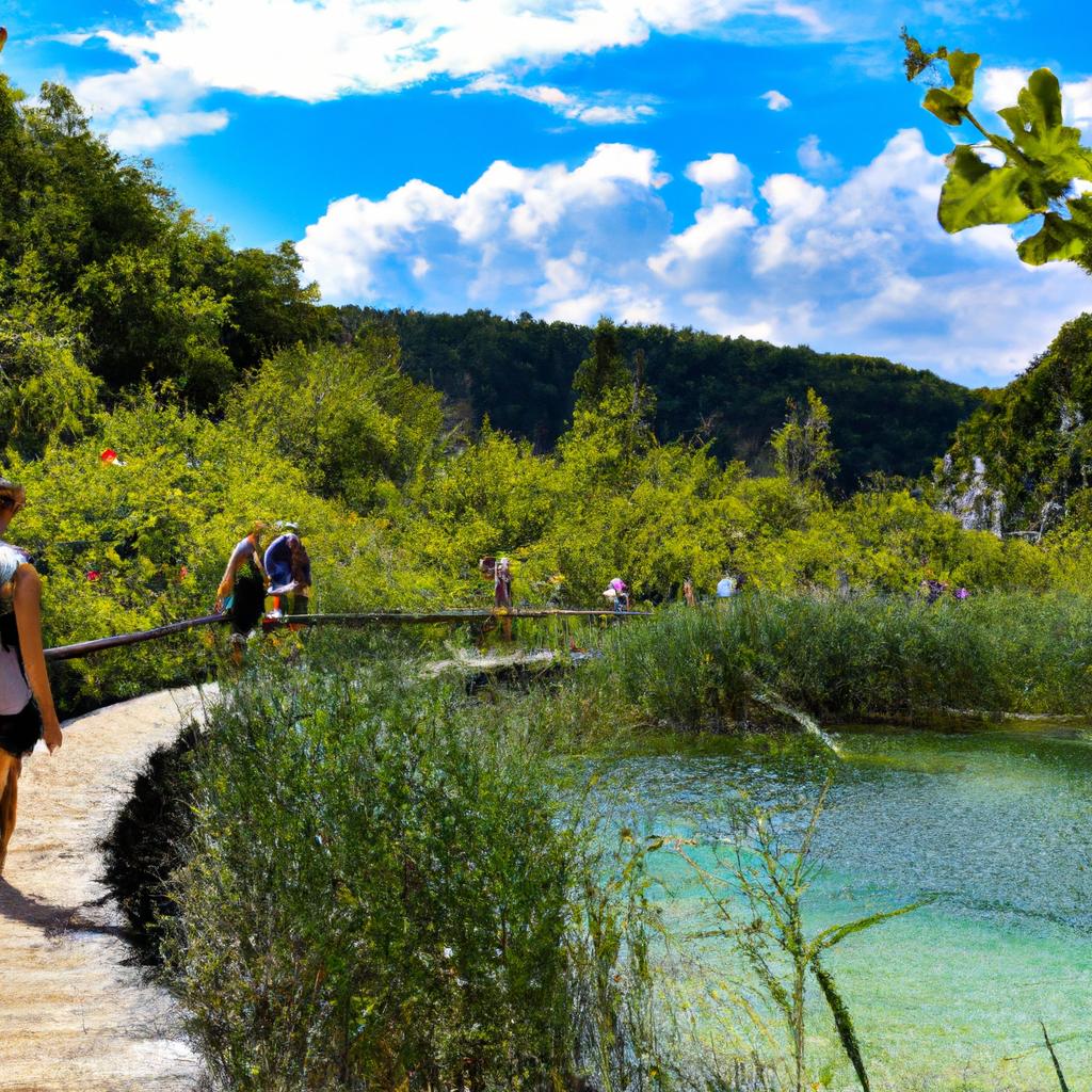 The walking paths around the Eye of Croatia are perfect for nature lovers.