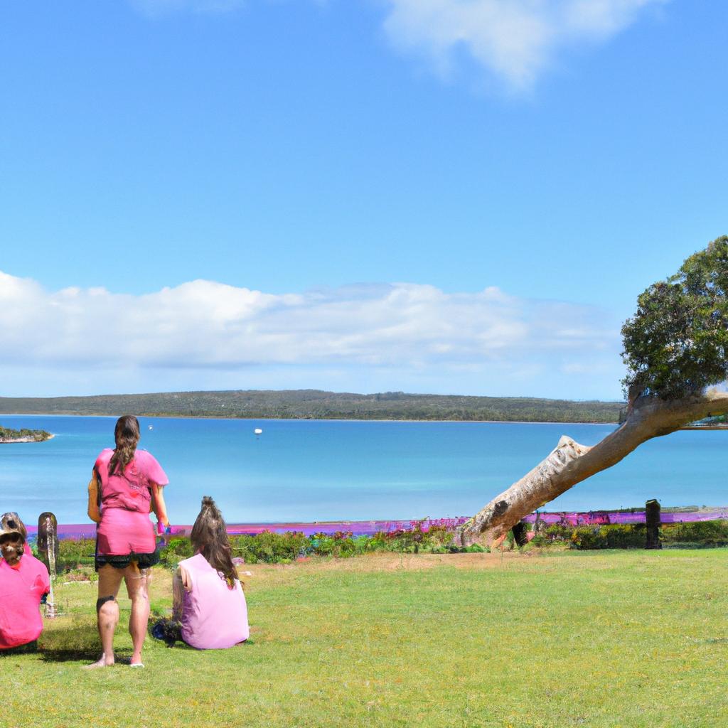 Families can have a great time exploring Howe Island Australia's natural beauty