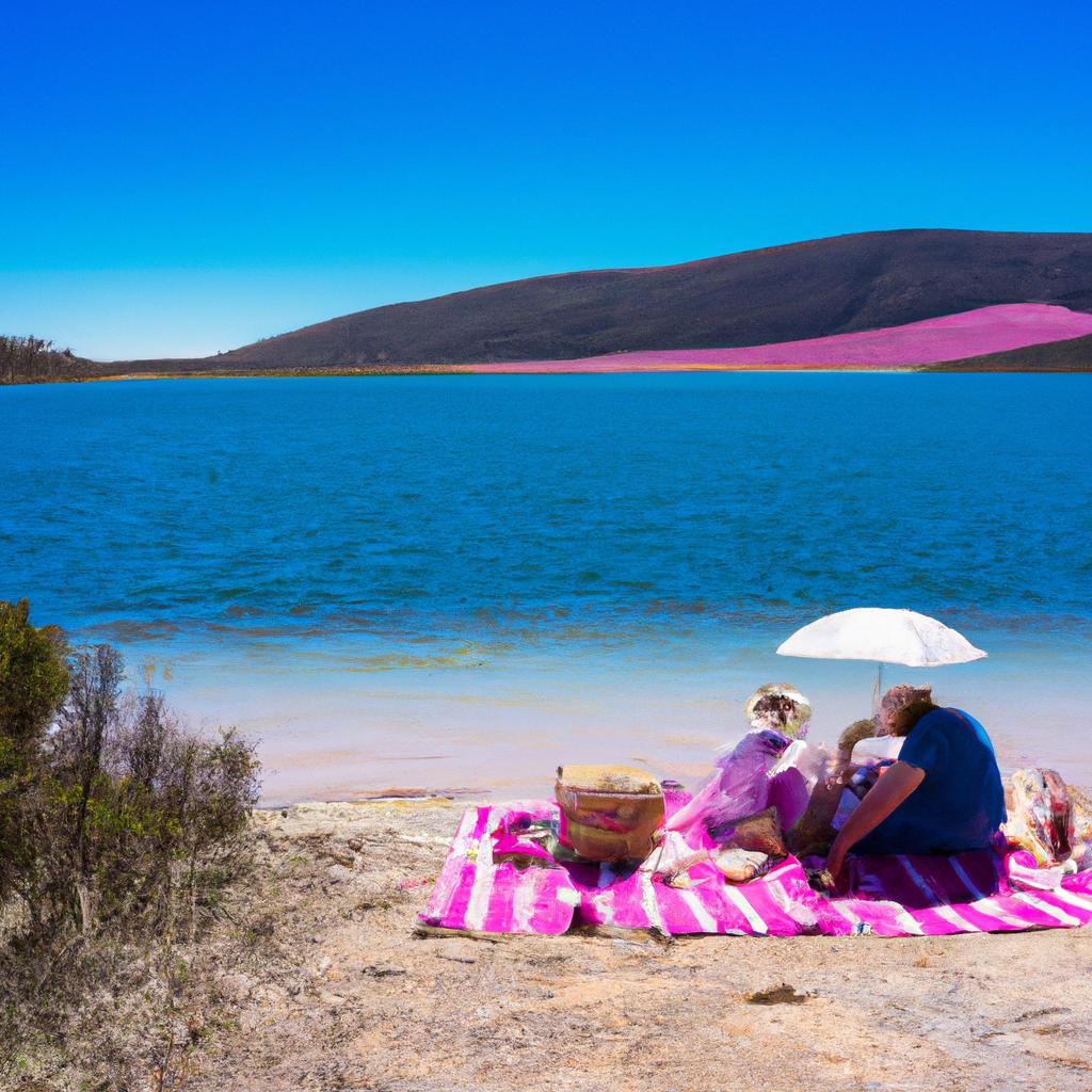 The Pink Lagoon is a great spot for a family picnic, offering stunning scenery and a peaceful atmosphere.