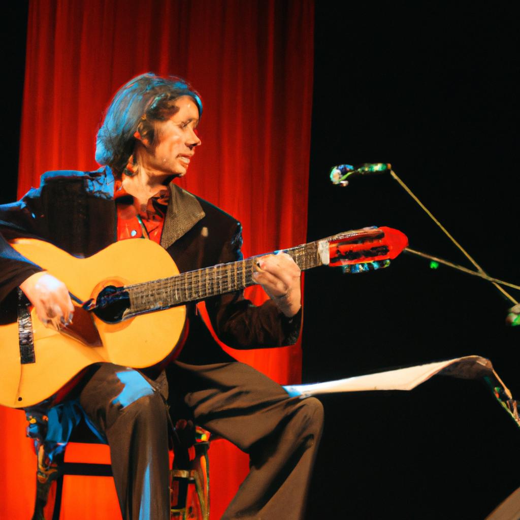 This famous Argentine guitarist mesmerizes the audience with his incredible guitar skills.