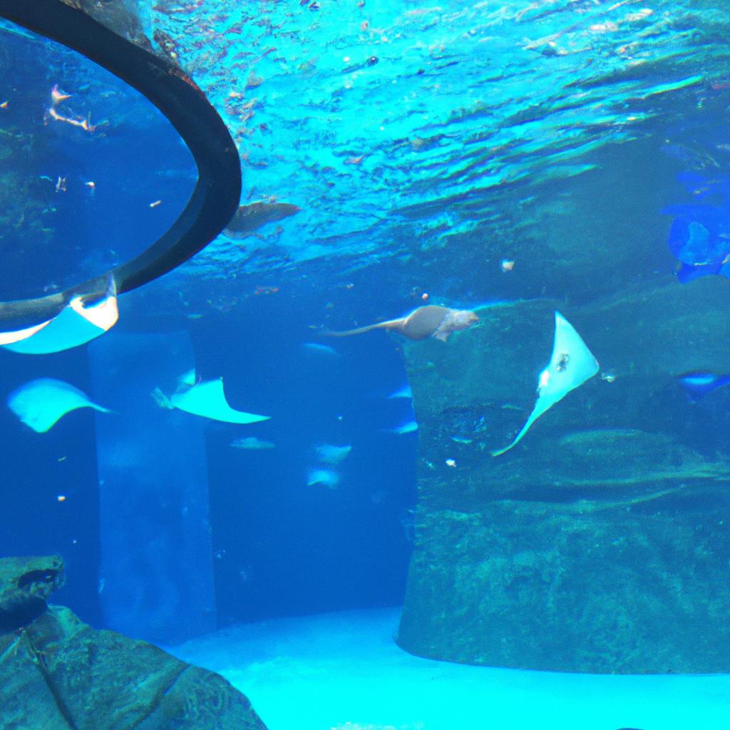 The diverse marine life in and around the Figure Eight Pool