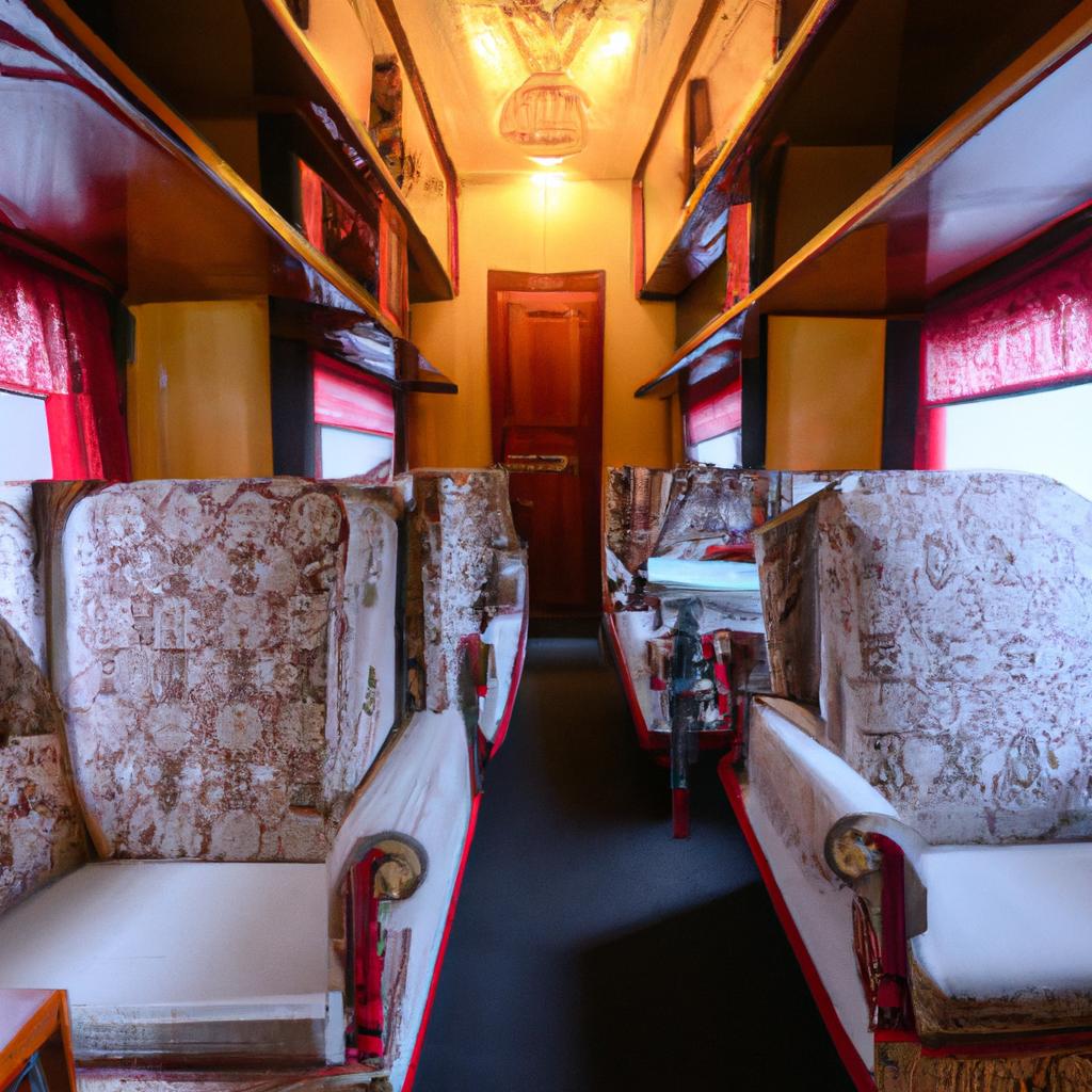 First-class train carriages in Thailand offer a luxurious and comfortable travel experience.
