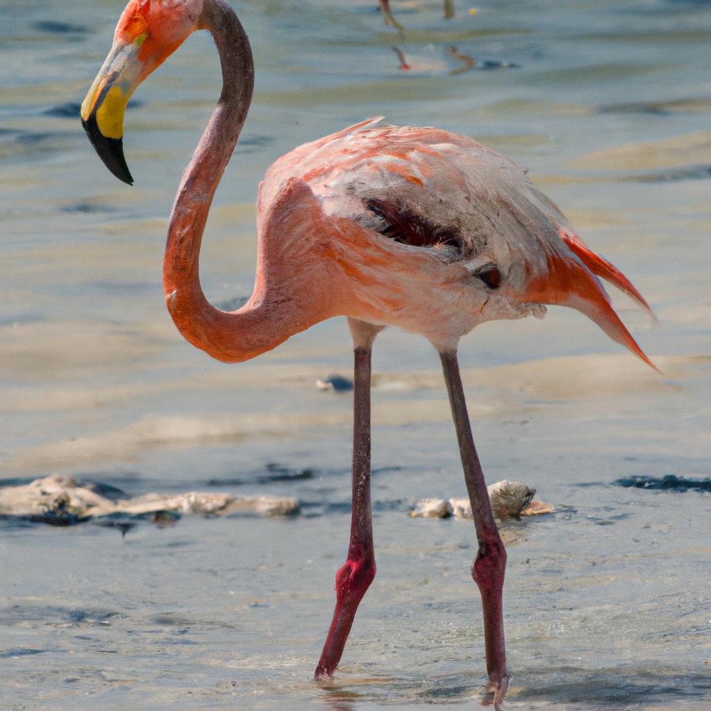 The Pink Lagoon is home to a variety of wildlife, including beautiful flamingos that can often be seen wading through its shallow waters.