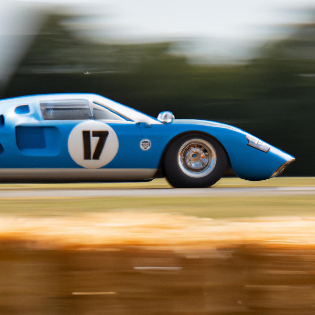 The Ford GT40 is a legendary sports car that dominated the racing world in the 1960s.