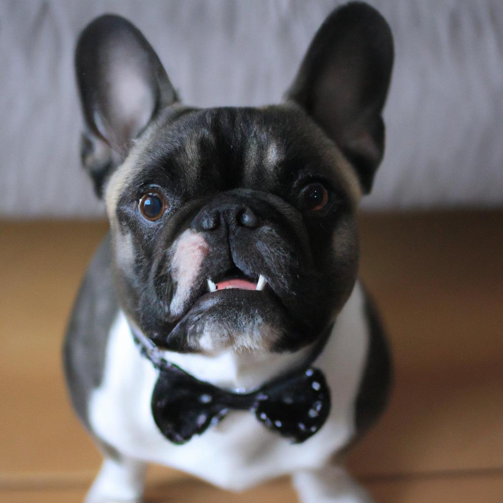 This stylish French Bulldog is ready for a night out on the town!