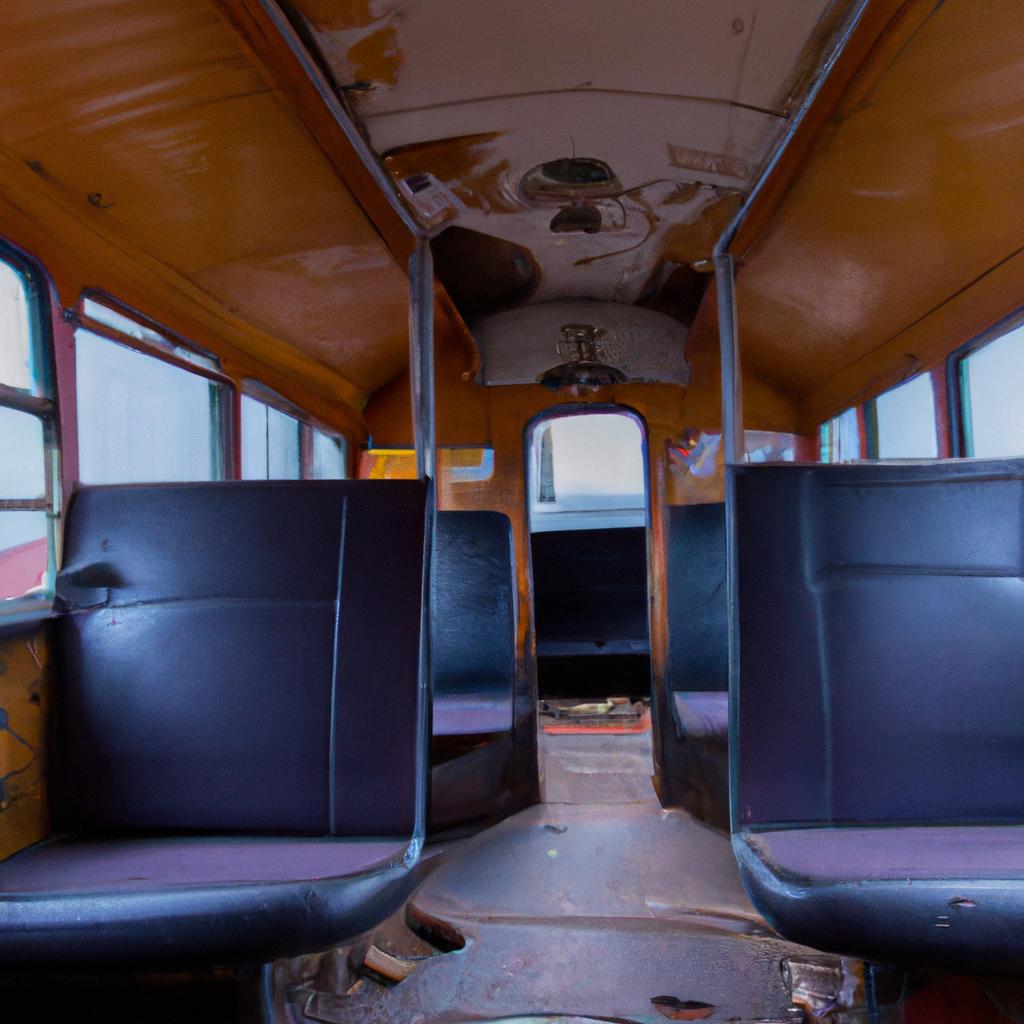 Exploring the interior of Bus 142, frozen in time