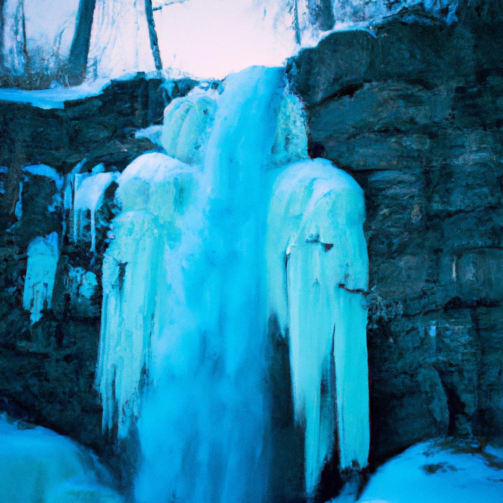 Frozen Waterfalls Minnesota