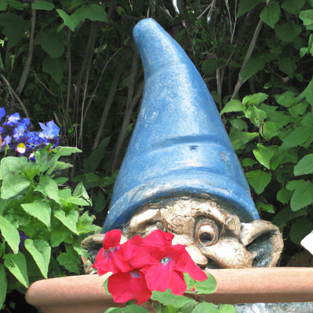 Add a touch of playfulness to your garden with a charming gnome