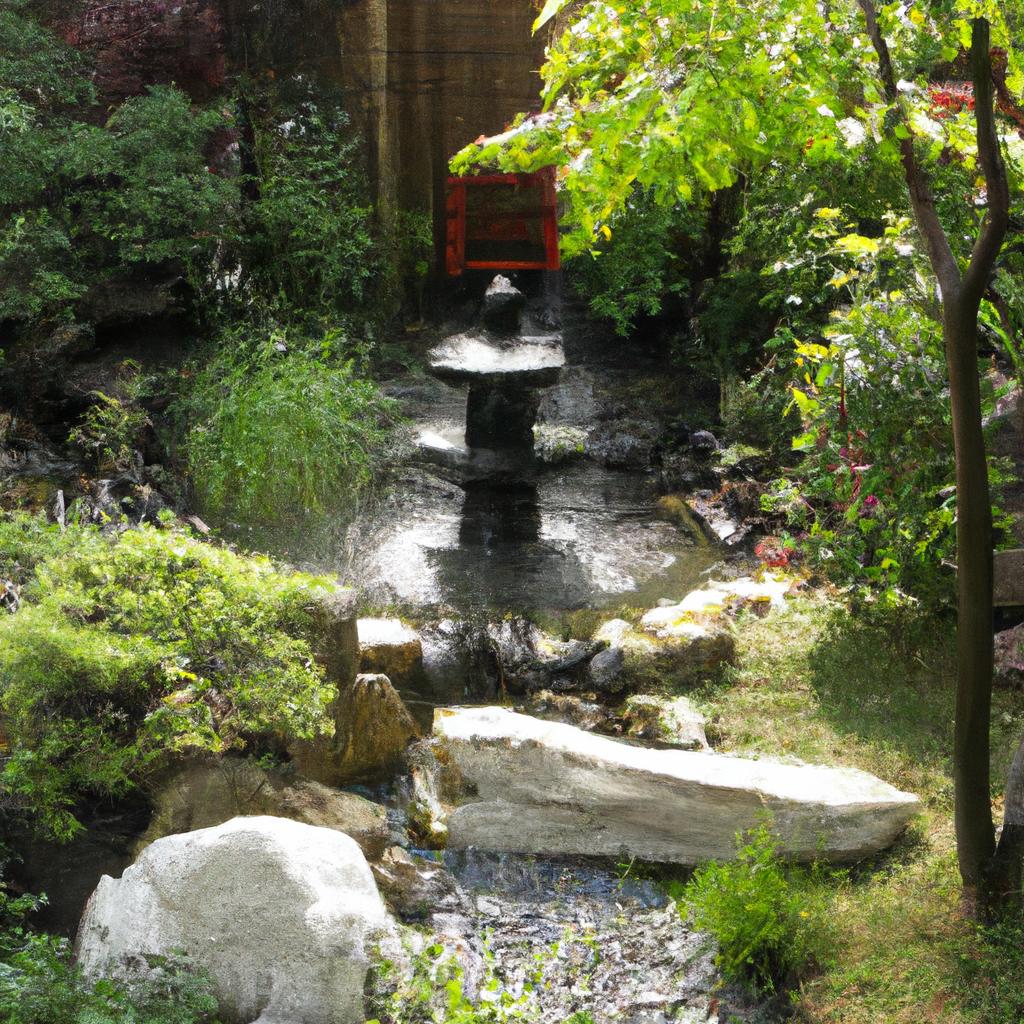 The sound of flowing water can help enhance your meditation practice.