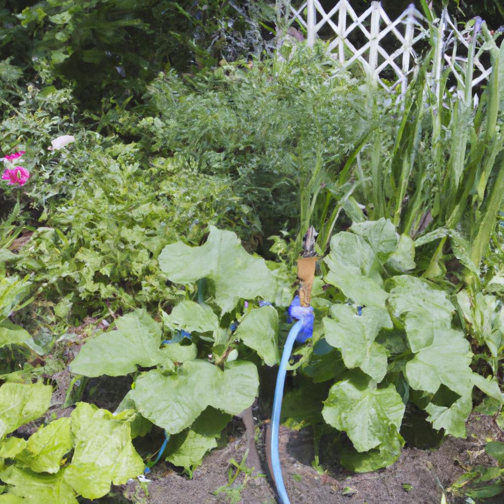 A well-designed garden irrigation system can promote plant growth and health