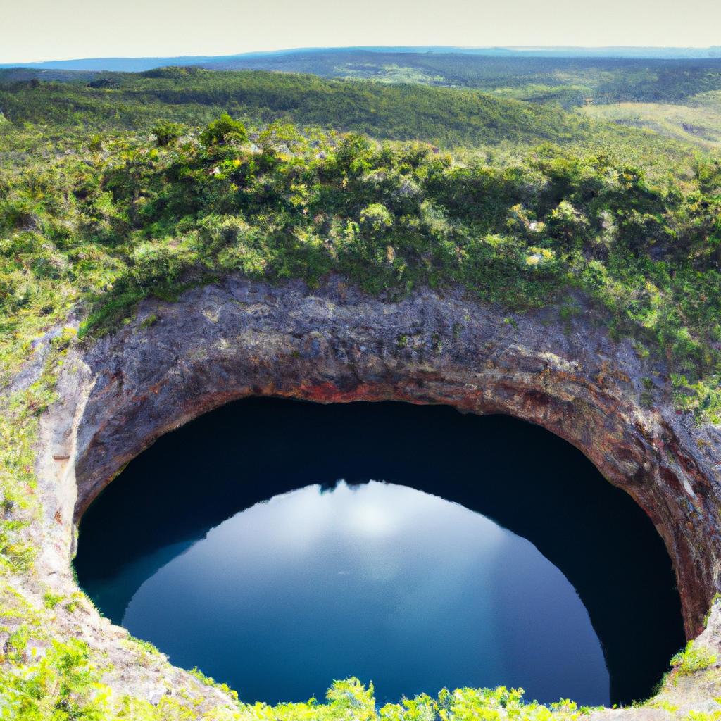 The geological formation of the deepest sinkhole in the world is a fascinating subject of study for geologists.