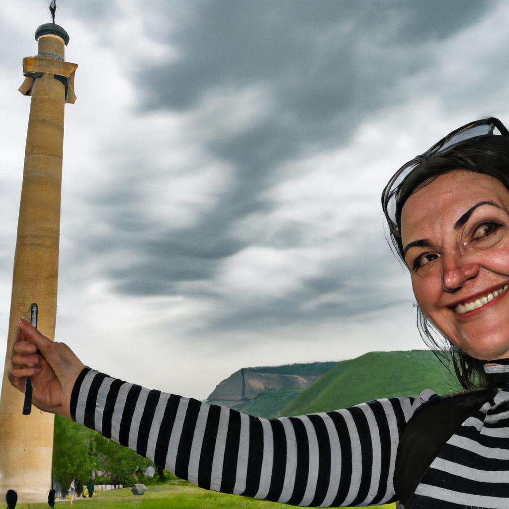 Visitors from around the world come to see the Georgia Pillar and its importance to the state's identity.