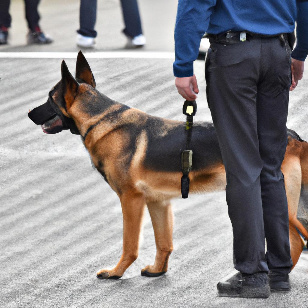 German Shepherds are often used as police dogs due to their intelligence, loyalty, and ability to learn and follow commands.