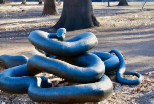 Giant Snake Sculpture