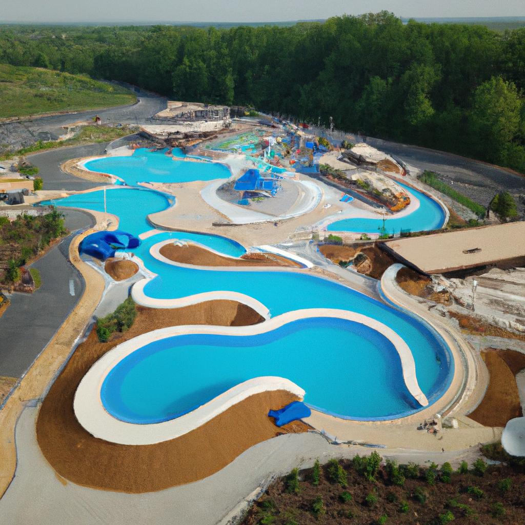 Surfing at the world's largest pool